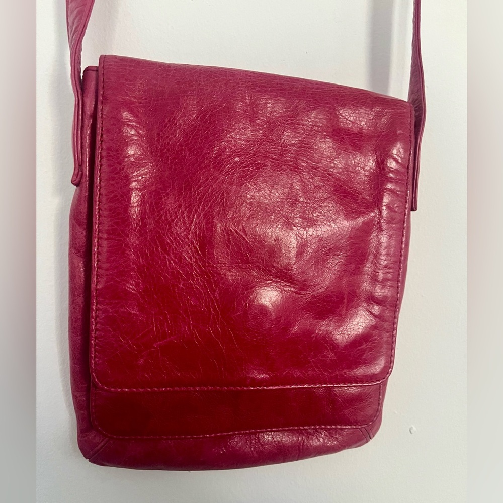 HOBO Berry Pink Leather Crossbody